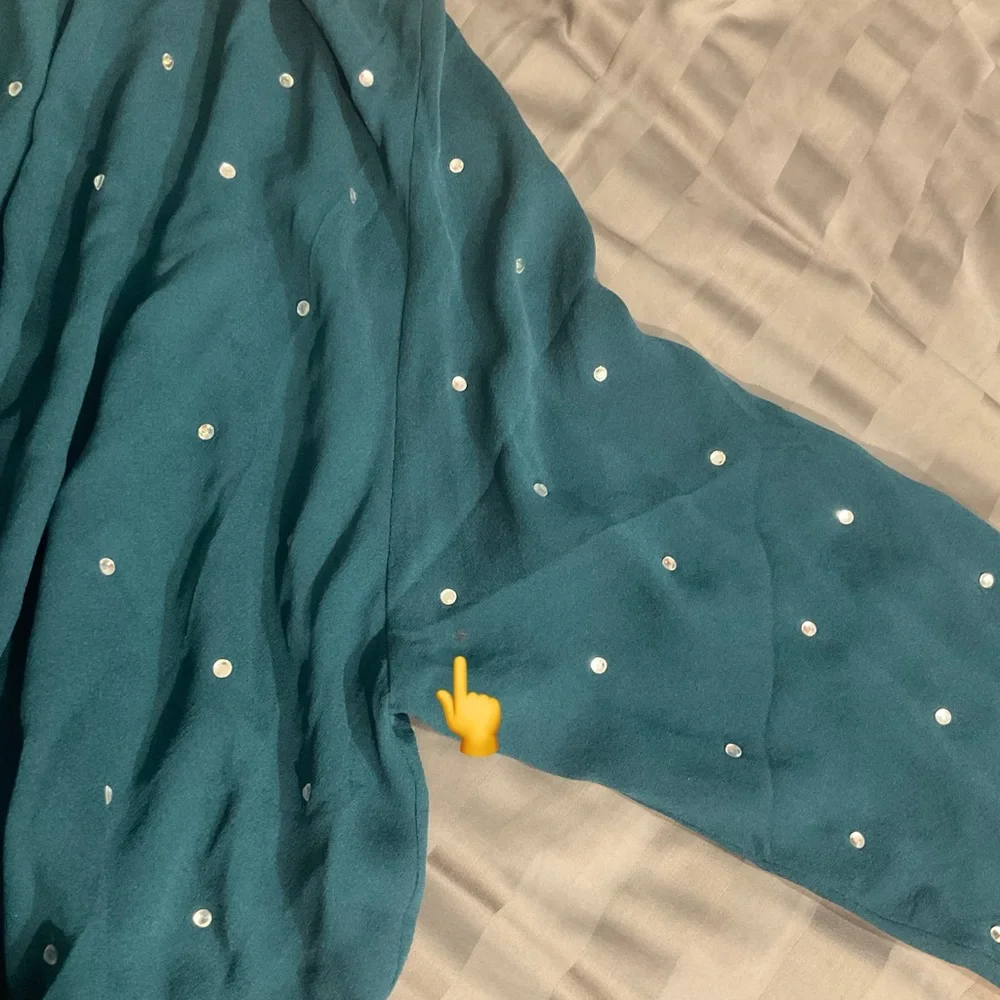 Foley + Corinna Surplice Draped Crystal Top Size Small - Picture 7 of 7